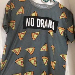 No drama pizza shirt 🍕